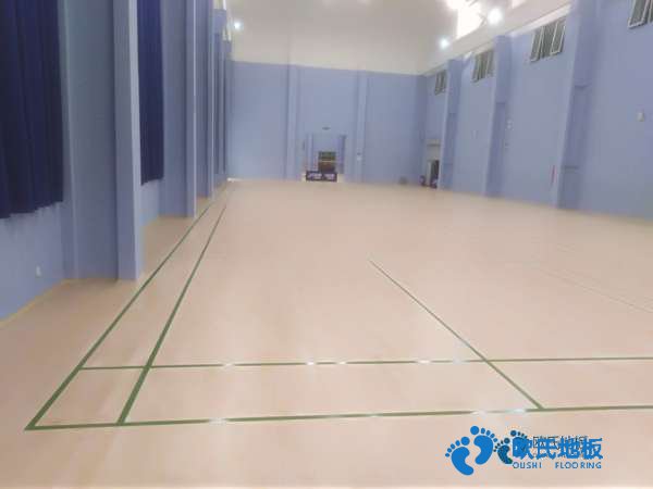 學?；@球館地板沖擊測試
