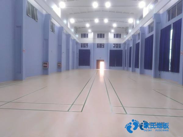 學?；@球館地板沖擊測試